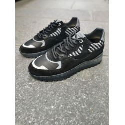 - 21 - SANTA MONICA // BLACK SILVER WOVEN REFLECTIVE 